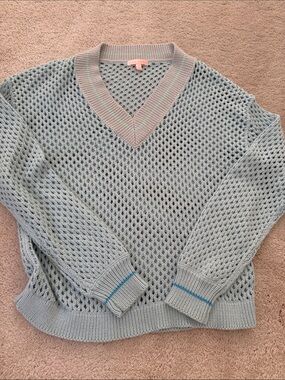 Lisa Todd Beach Bum open knit sweater
